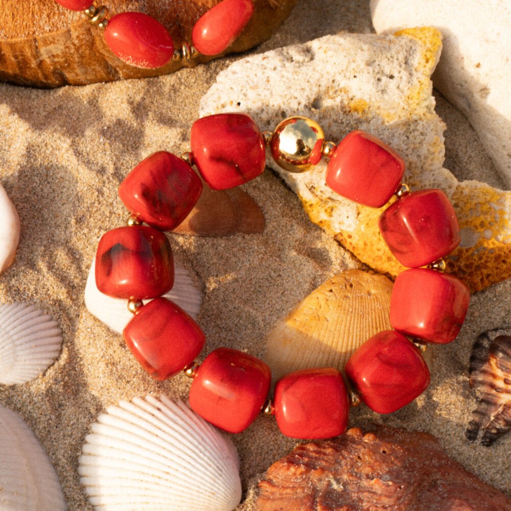 Bracelet Vayana rouge