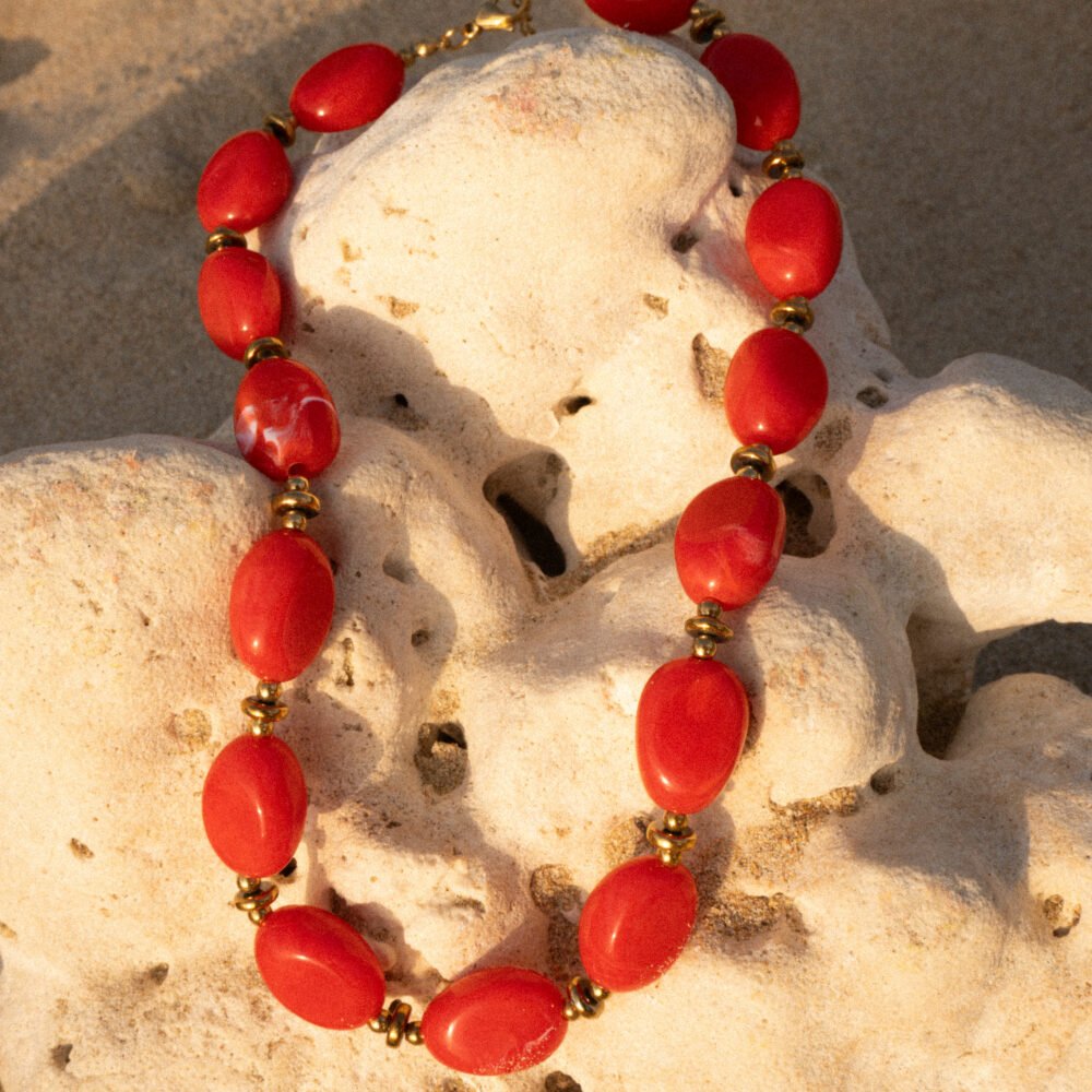 Collier Moana Rouge
