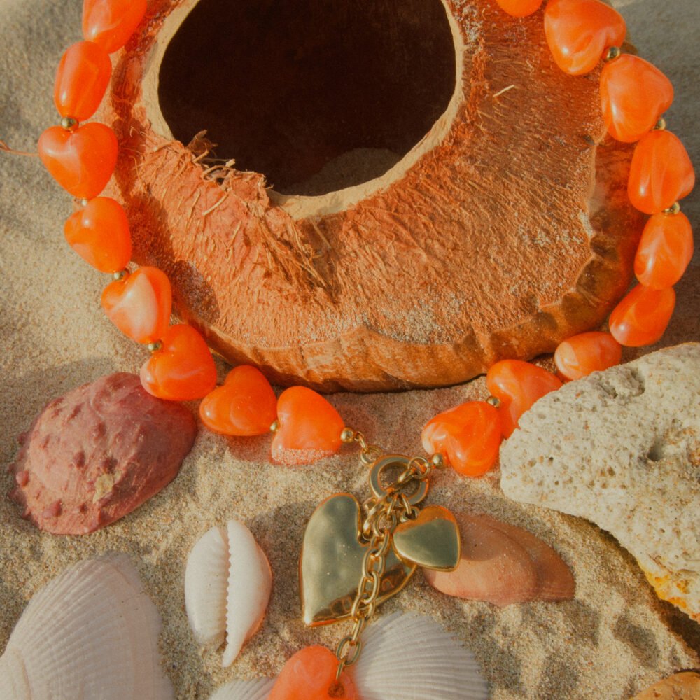 Collier Cora orange