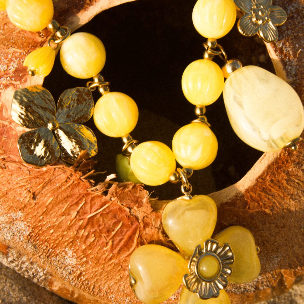 Collier Naora jaune