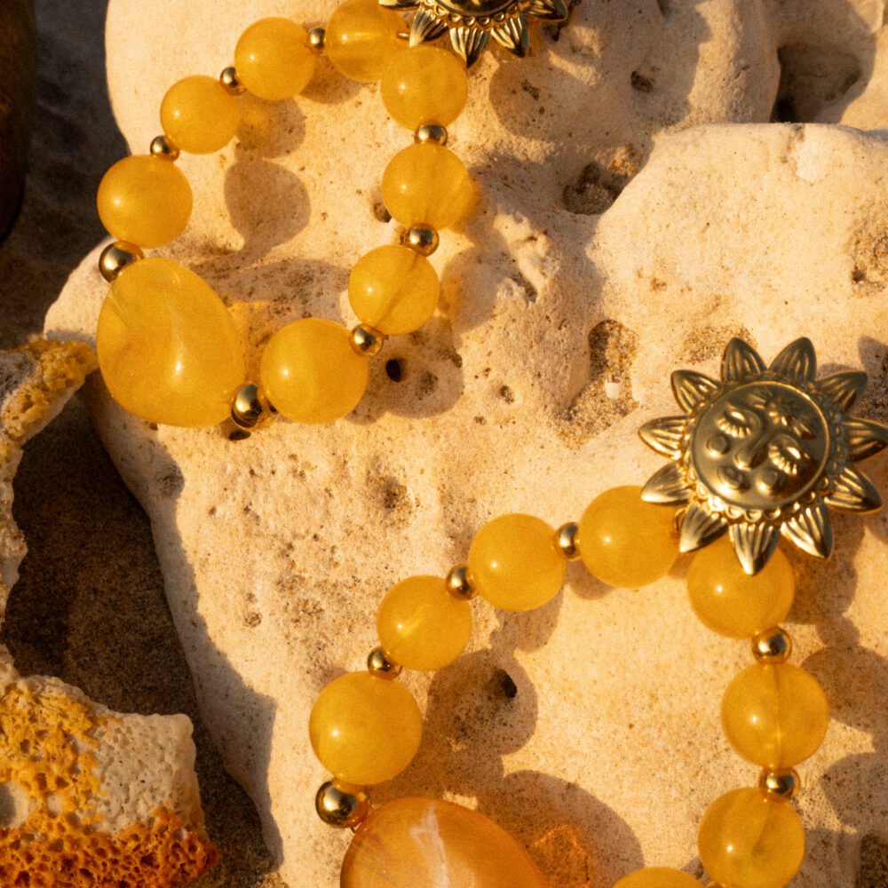 Boucles Soleil Jaune