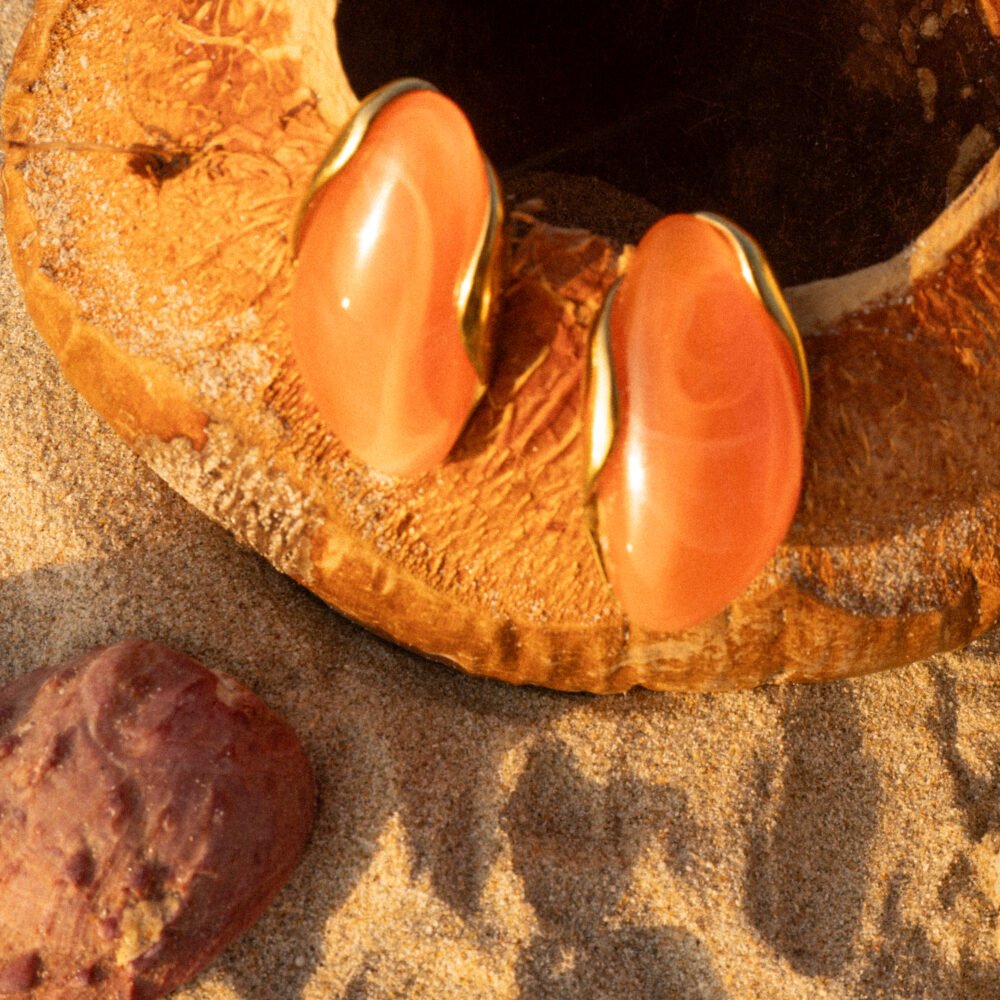 Boucles Vayana orange