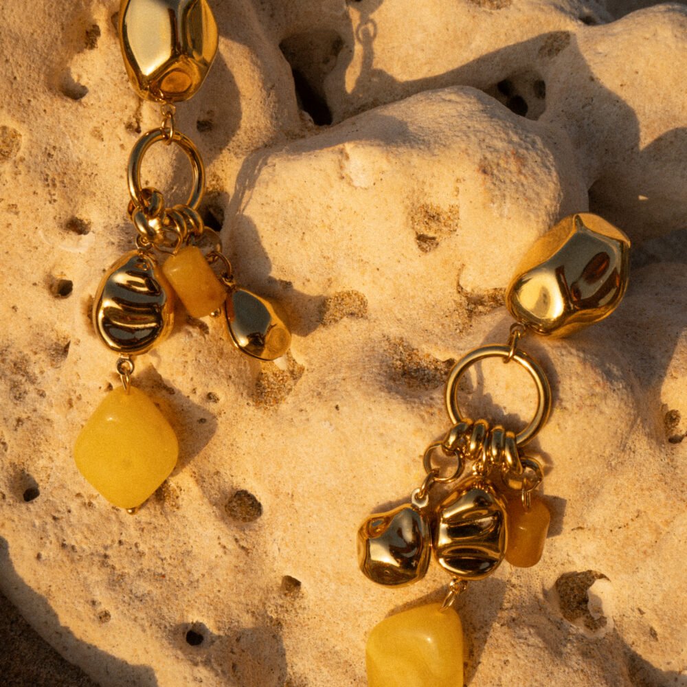 Boucles Vayana jaune